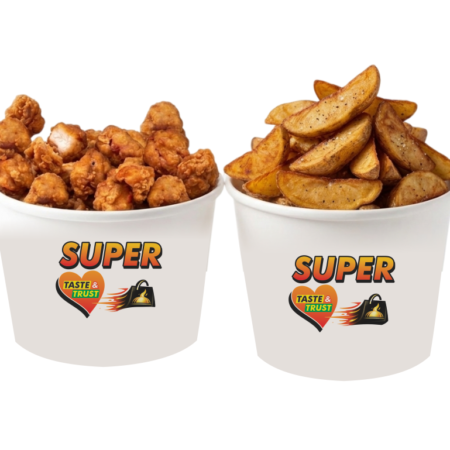 2 in 1 Bucket Marinated Chicken 600g karage + 600 Wdges