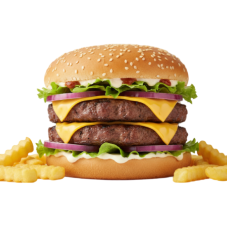 SUPERTASTE CLASSIC DOUBLE CHEESE BURGER